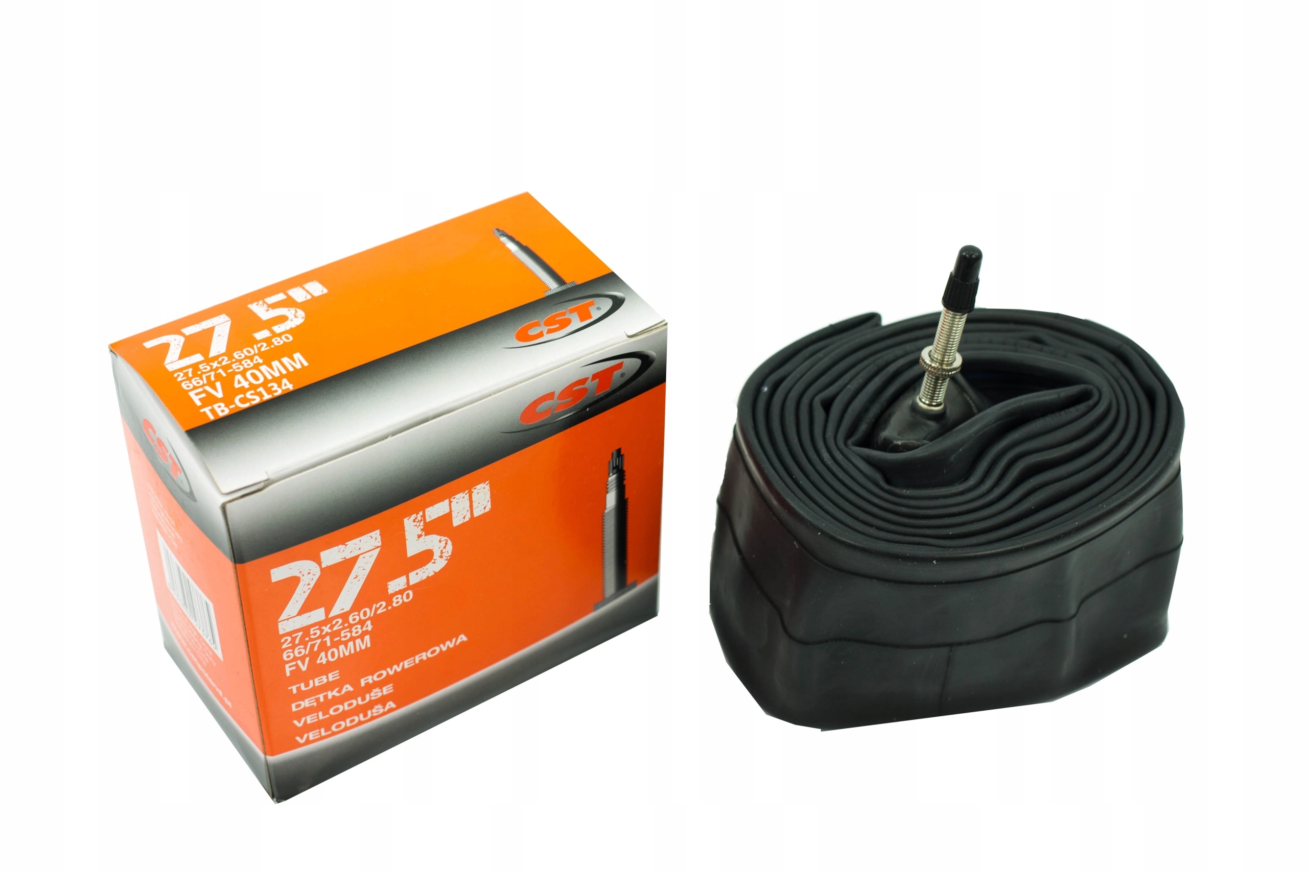 

Dętka Cst 27,5x2,60/2,80 40mm (Presta) TB-CS134