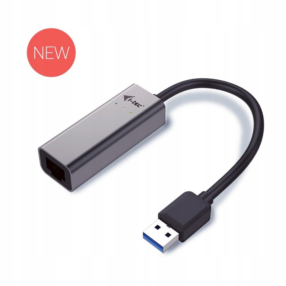 I-tec Usb 3.0 adapter Metal Gigabit Ethernet, 1x Usb 3.0 do RJ45 10/100/100