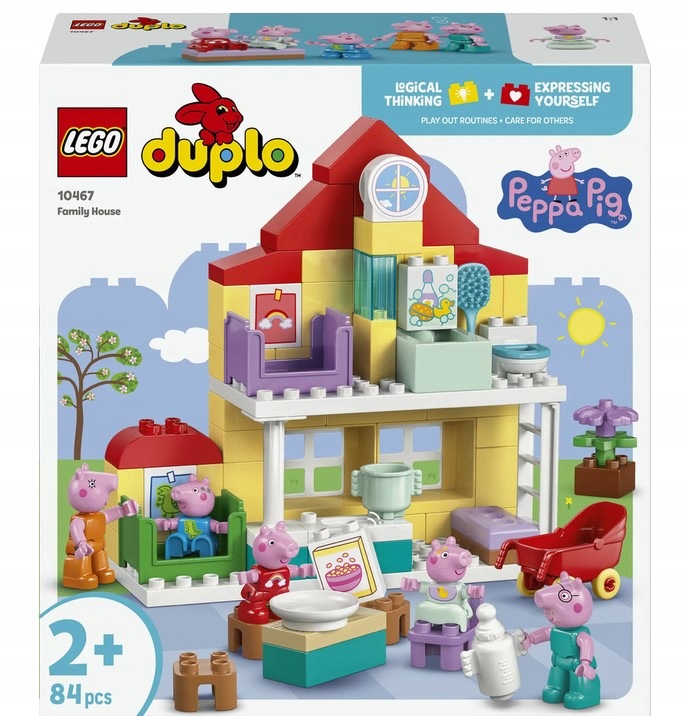 Stavebnice prasátko Pepa Rodinný Dům 10467 Lego Duplo