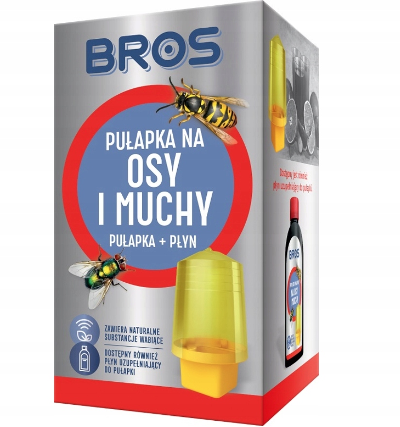 

Bros pułapka z płynem na osy i muchy