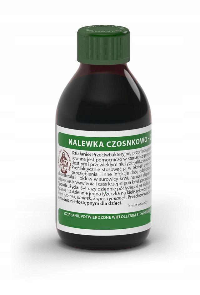 

Nalewka czosnkowo-ziołowa Ojca Grzegorza Sroki .