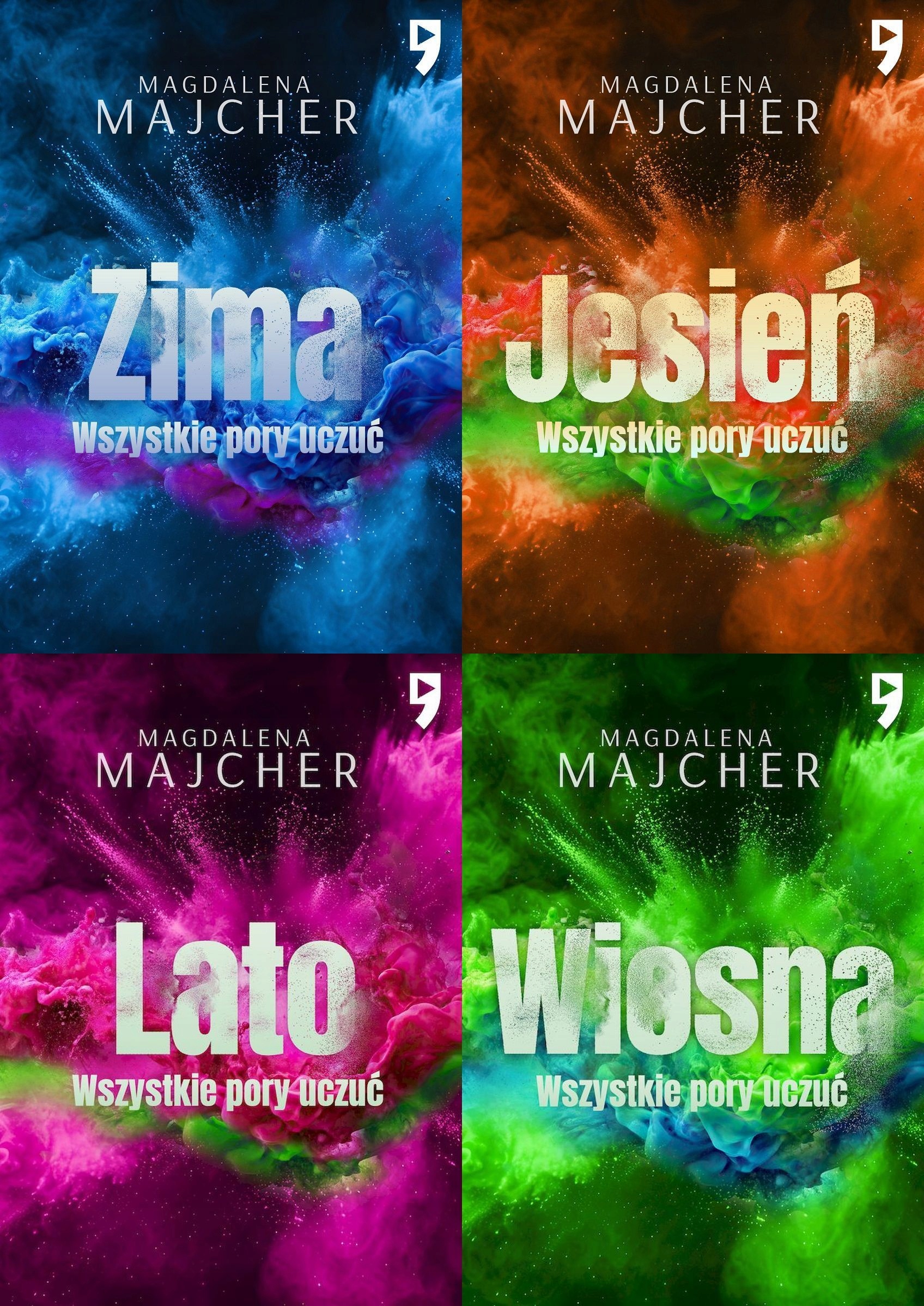 Balíček 4X Magdalena Majcher Všechny Časy Pocitů: Zima Podzim Léto Jaro