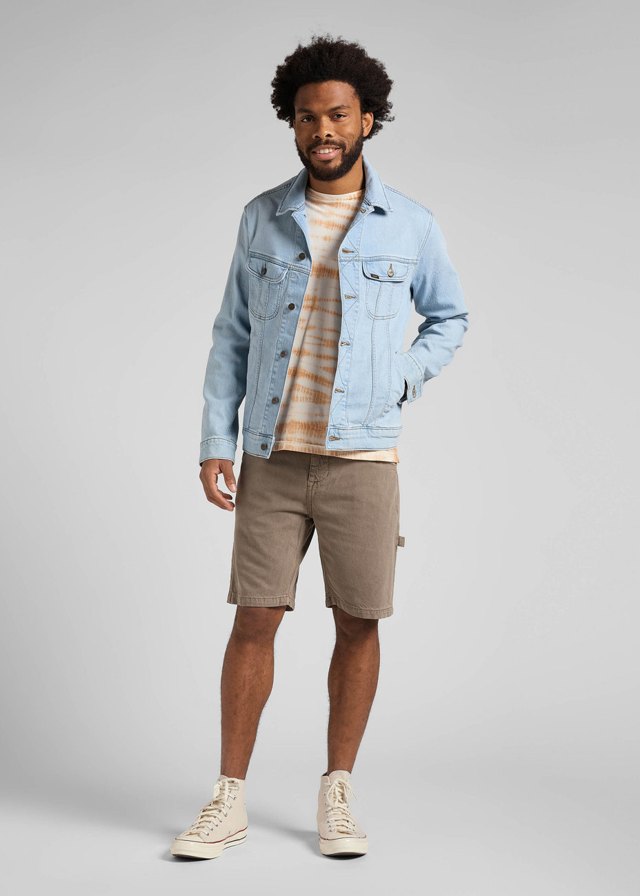 LEE RIDER JACKET MĘSKA KURTKA JEANSOWA LOGO 3XL Płeć mężczyzna