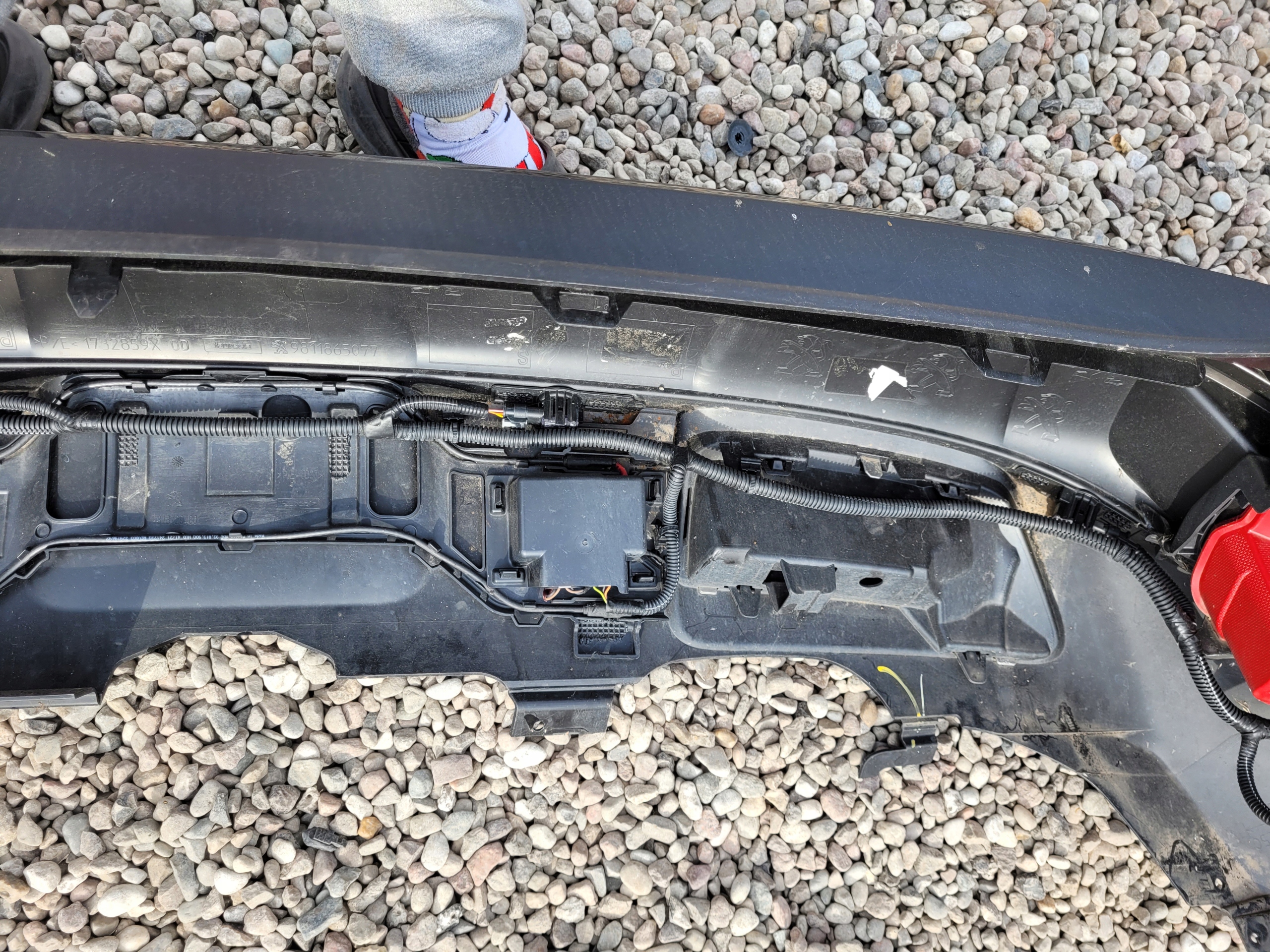 bumper rear rear part PEUGEOT 3008 II GT 6XPDC