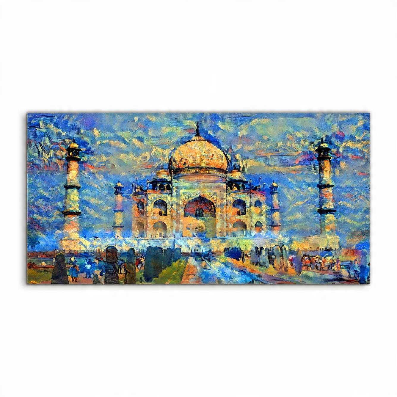 

Obraz 120x60 na ścianę Taj Mahal Indie z grafiką