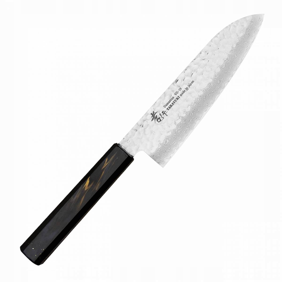 Sakai Takayuki Urushi VG-10 Saiu Japonský nôž Santoku na zeleninu 60 Hrc 17 cm