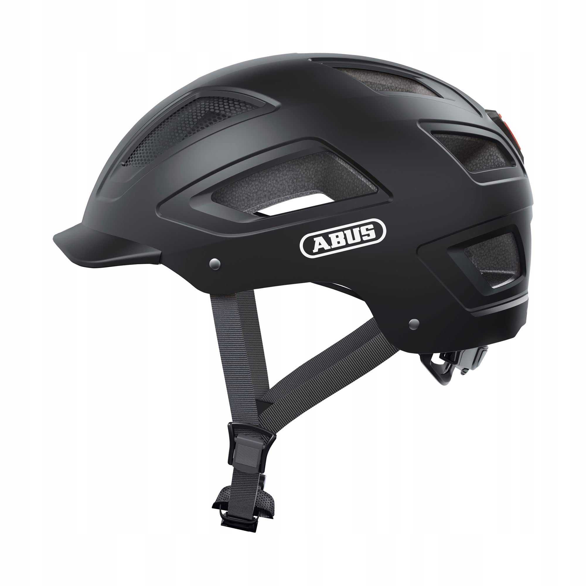 Miejski kask rowerowy Abus Hyban 2.0 velvet black rozmiar M 52-58cm