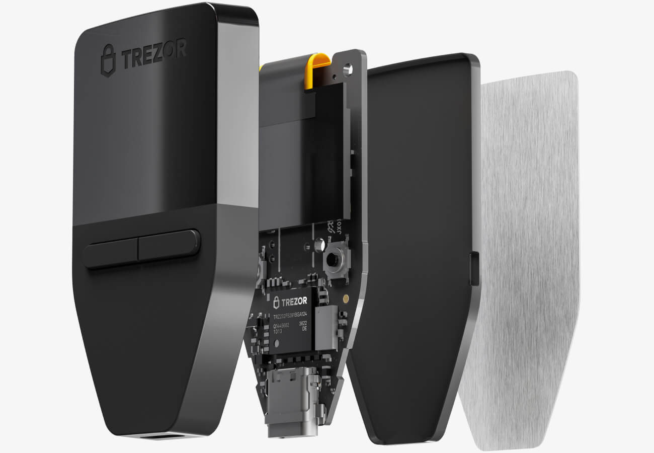 Portfel kryptowalut TREZOR Safe 3 Next-Gen Hardware Cosmic Black