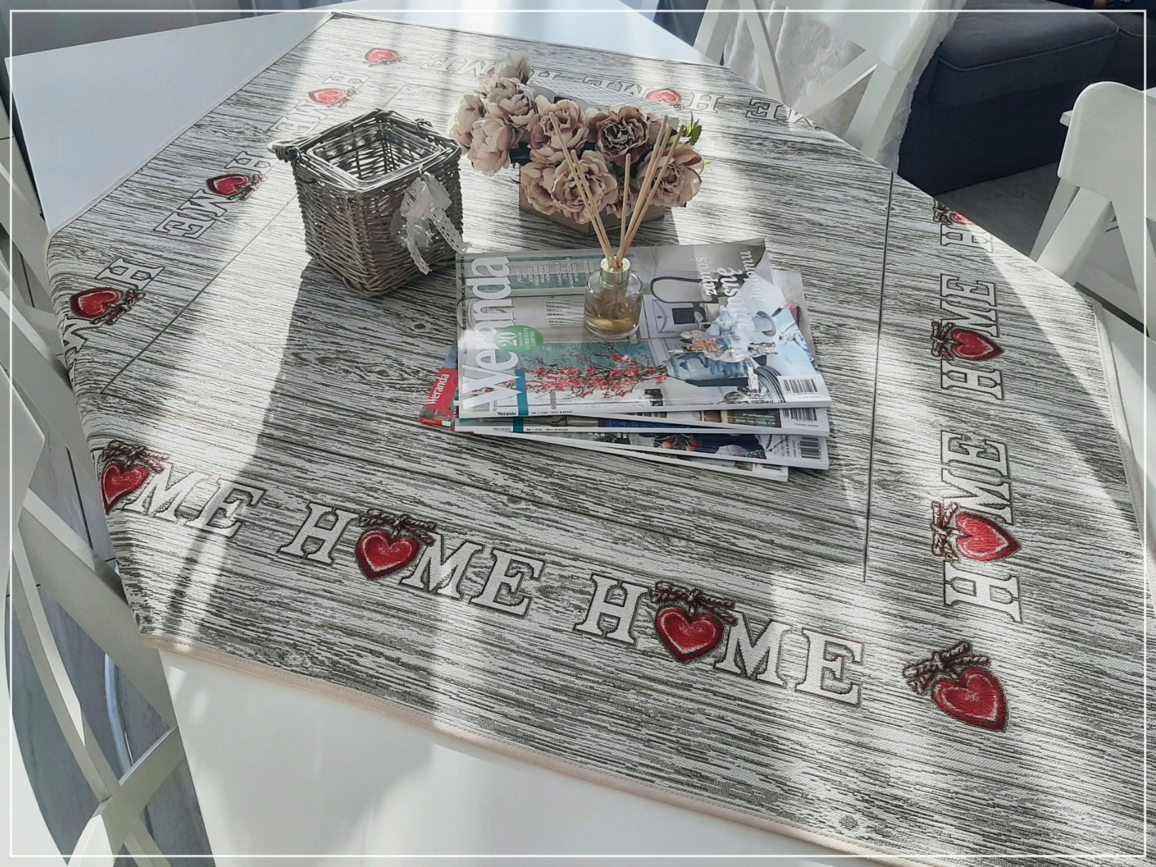 Ubrus 100x100 cm 383 Home