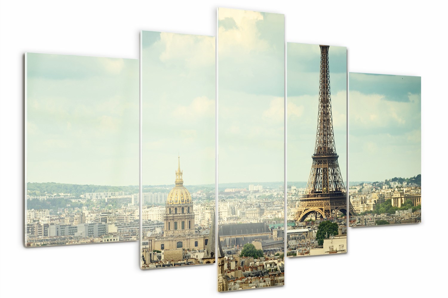 

Obraz szklany tryptyk Wieża Eiffla Paryż