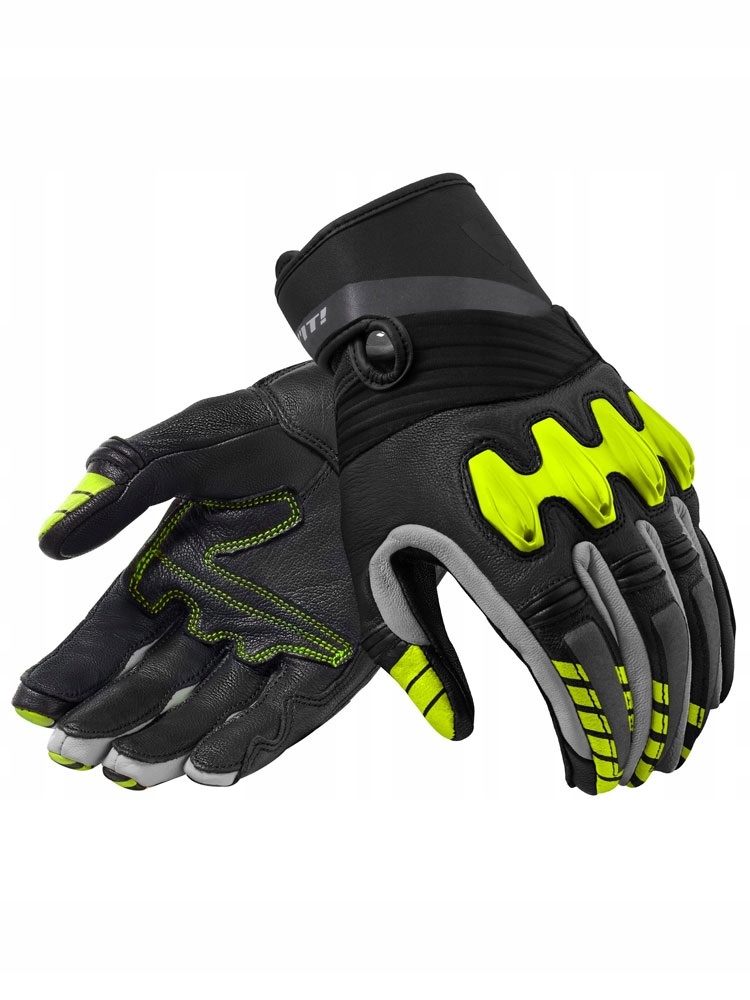 Rev'it Energy Black/Yellow Krátke rukavice revit