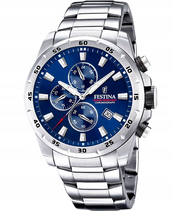Pánské Hodinky Festina Timeless Chrono F20463/2 45,00 mm 10ATM