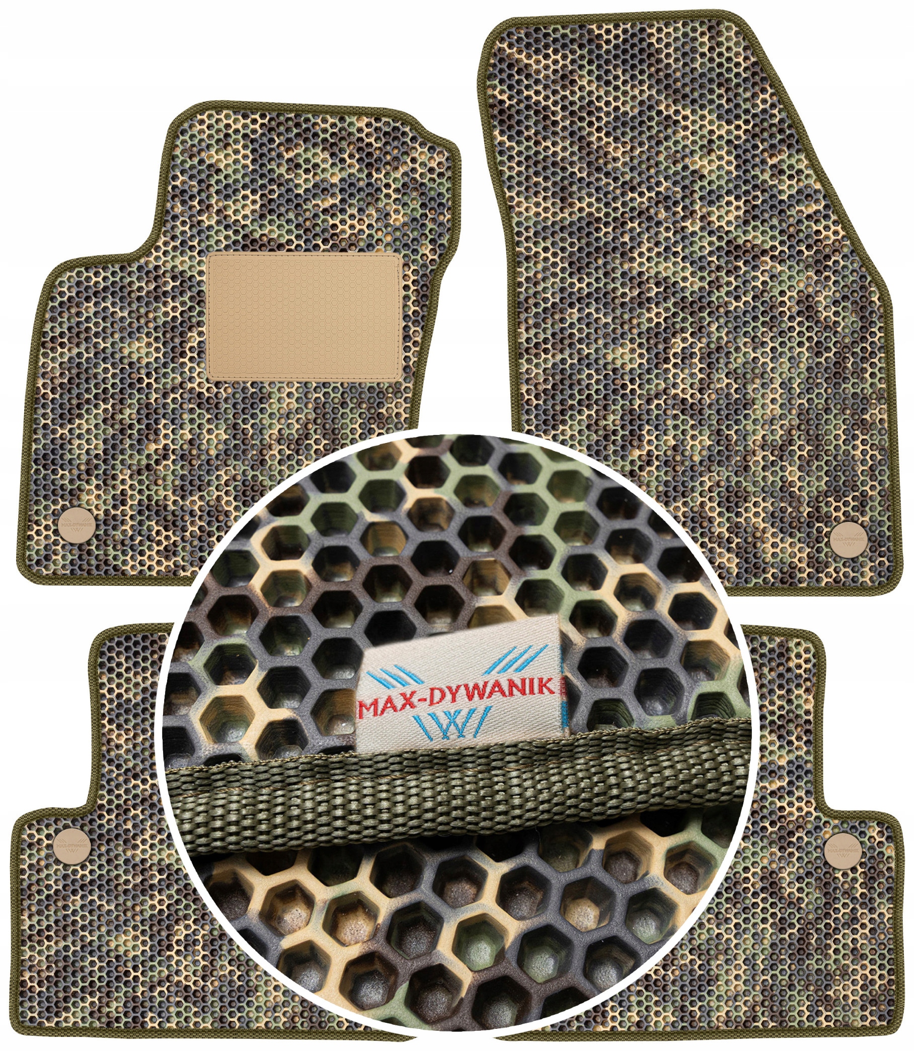 Volvo S40 II 2004-2012 Gumové rohože do auta Eva Moro