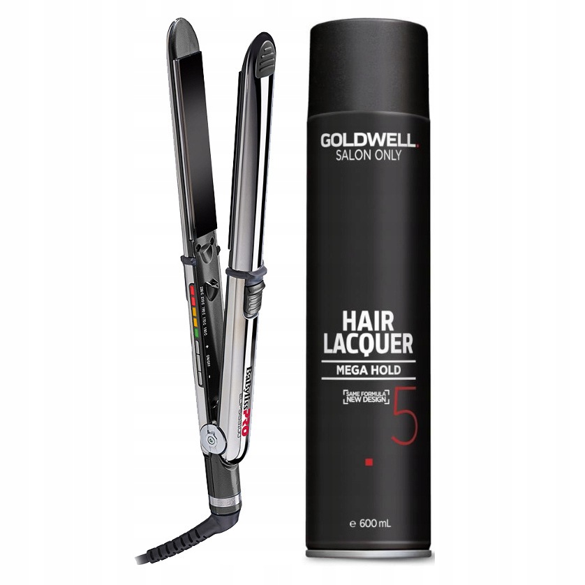 BaByliss Elipsis BAB3100EPE žehlička na vlasy Goldwell Salon Only lak 600 ml