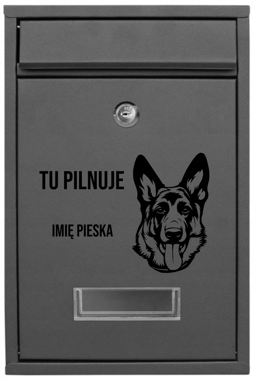 poštovní schránka Oplocení Dům německého ovčáka Zde hlídá Jméno Psa