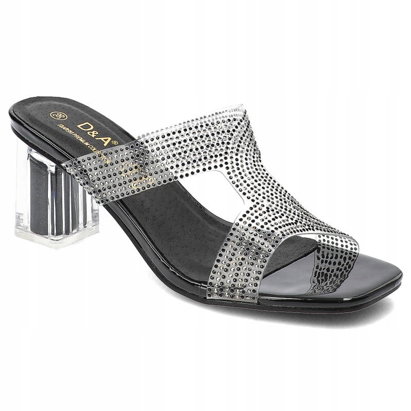 Černé Nazouváky S.Barski Elegantní dámské boty