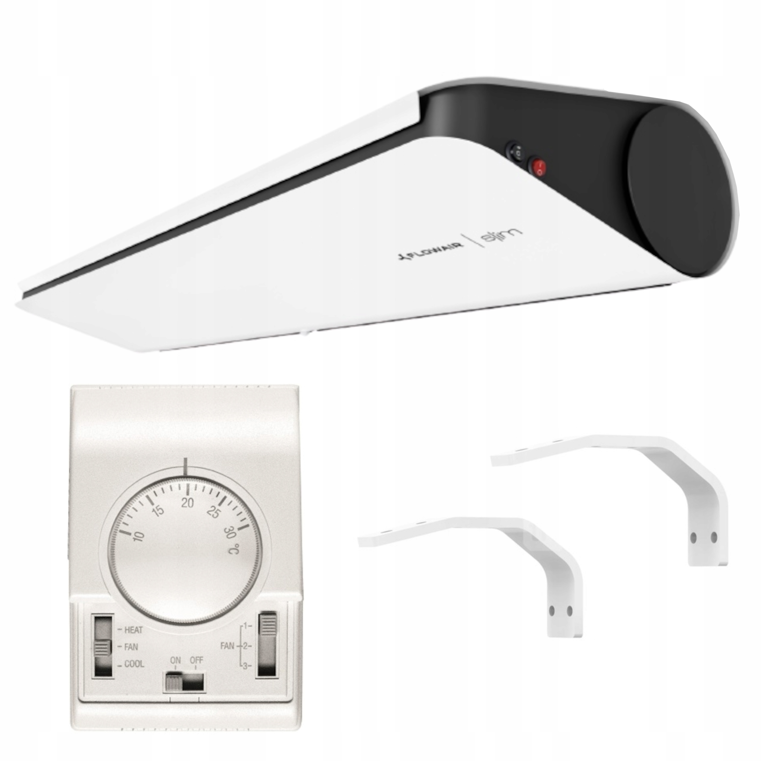 Silná Elektrická Dveřní Vzduchová Clona 5000 W, Podpěry, Ovladač