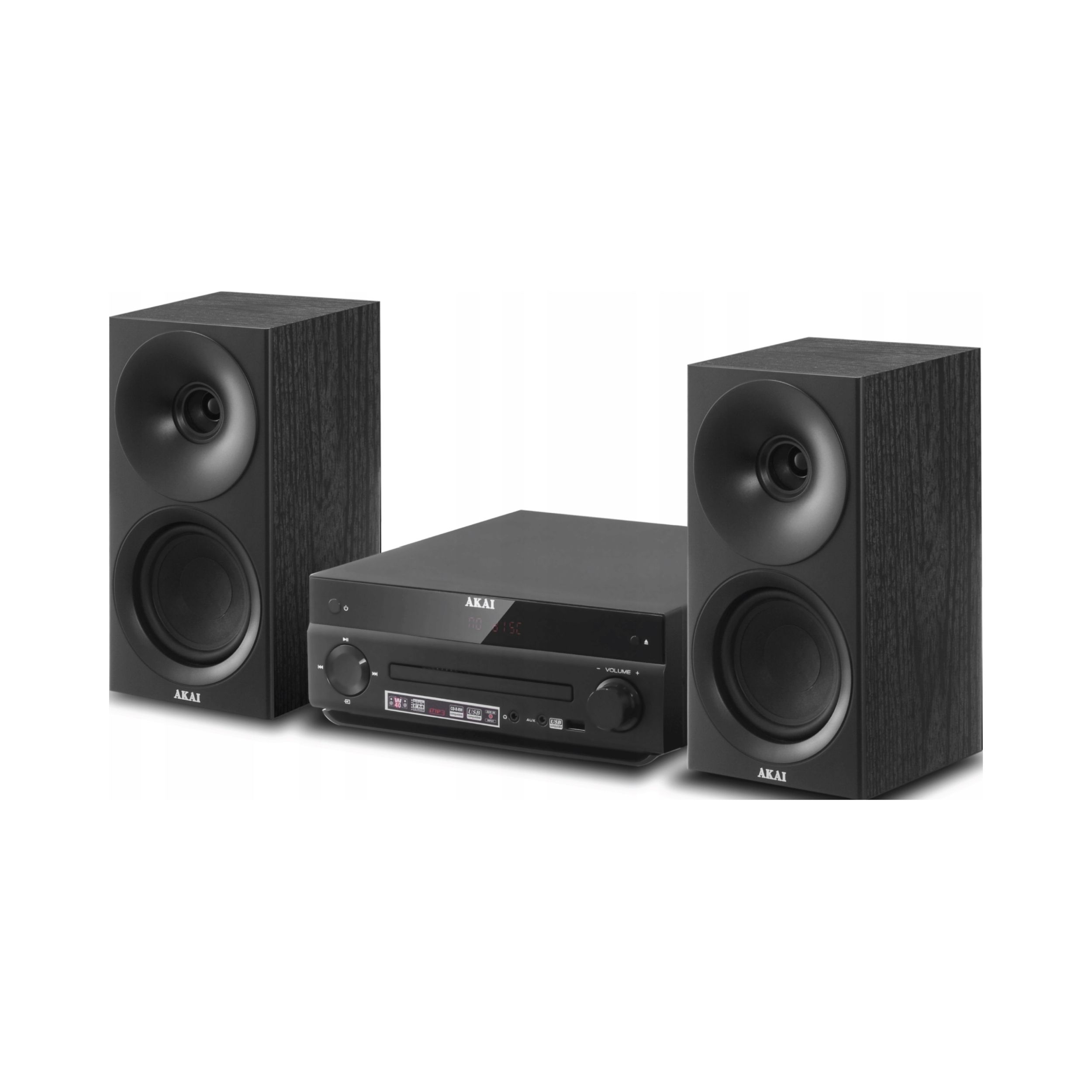 Akai Mikrowieża Bluetooth CD/MP3/USB Fm 40W Czarna