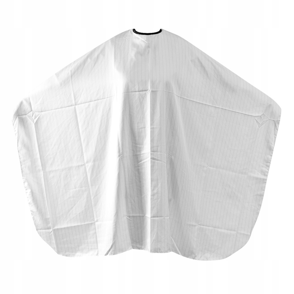 Fox Barber Expert Kadeřnická Pláštěnka Bílá S Úzkými Černými Pruhy