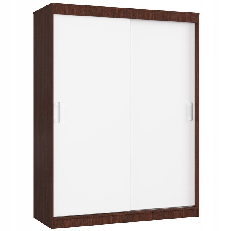 Dvojdverová posuvná skriňa Mono 150 wenge-biela Akd