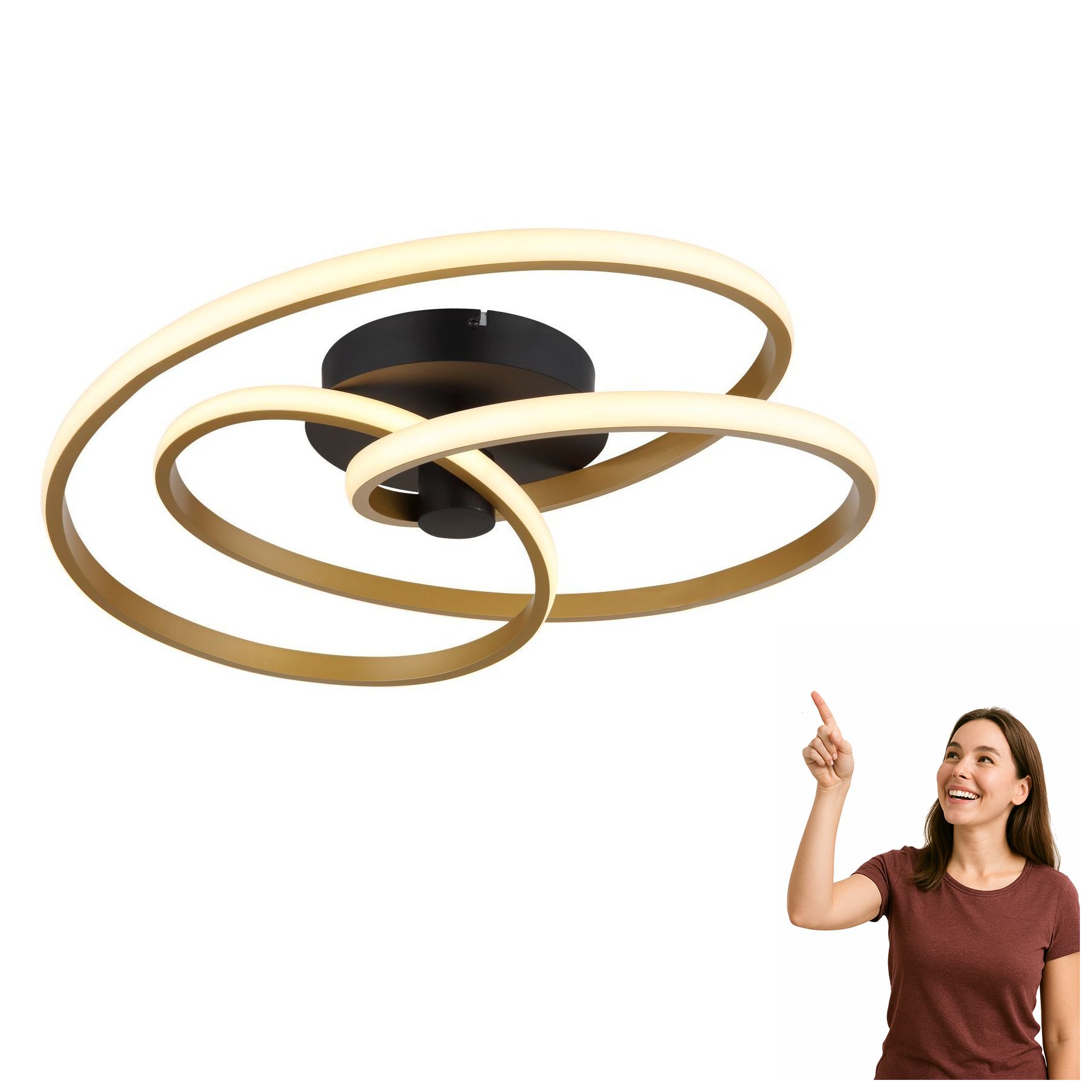 Led stropná lampa 40W Glyxar 67183-40G Globo