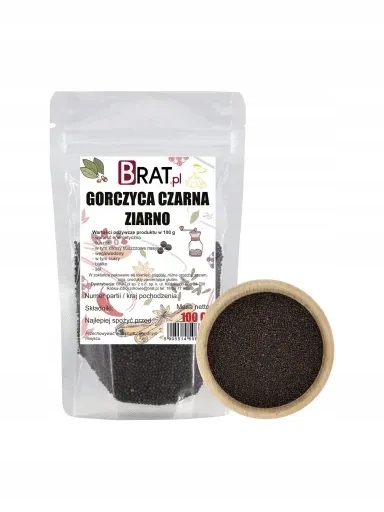 Levně 10 x Brat Hořčice černé zrno 100 g