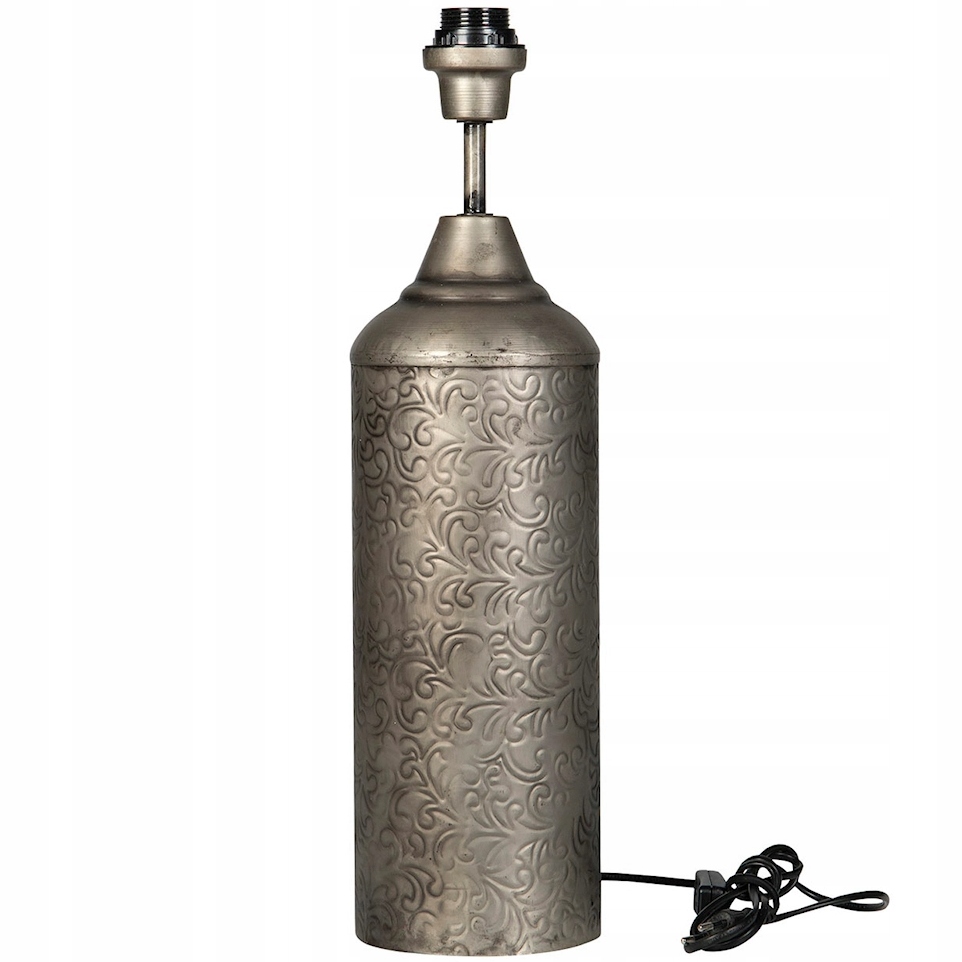 Stolní Lampa Loft Noční Stříbrná Kovová Do Obývacího Pokoje Ložnice Domu 53 cm