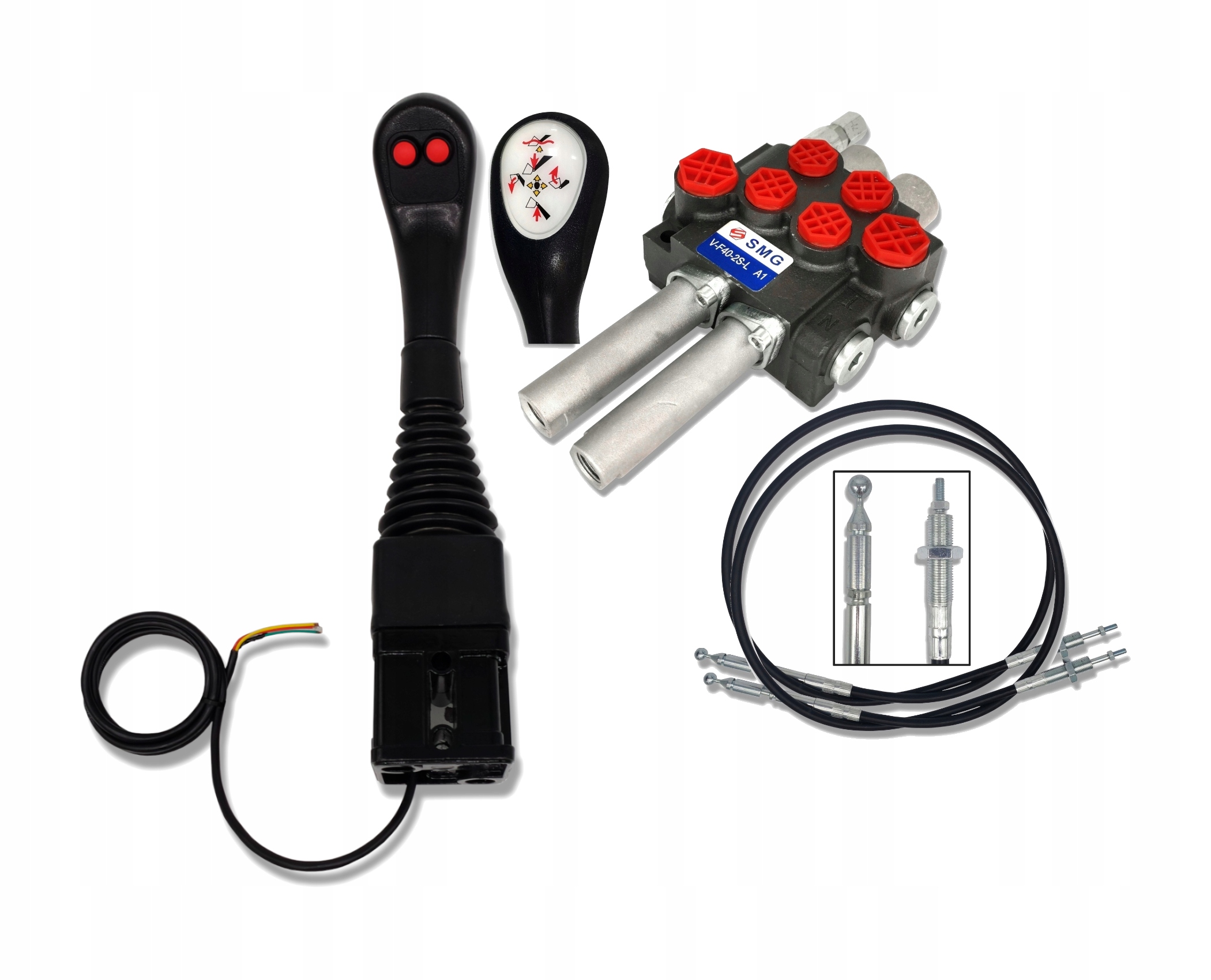 Sada 2SEKČNÍ Rozdělovač Joysticku 2P Lanko 40 L