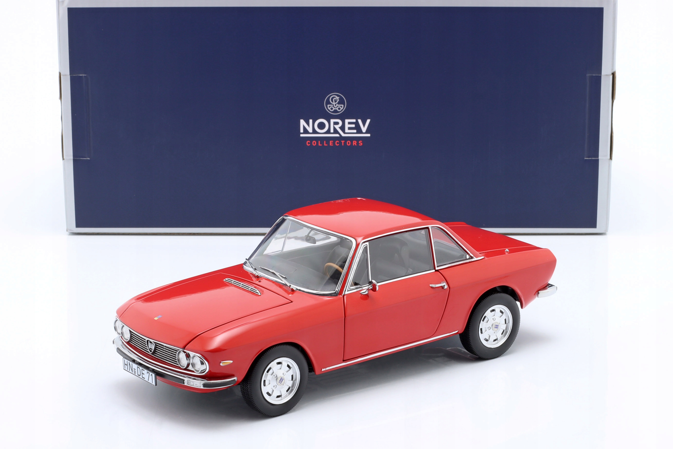 Norev Lancia Fulvia 1600 Hf 1971 Red metallic L.E.1/1000 1:18