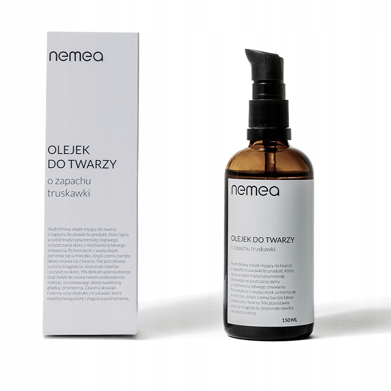 HYDROFILOWY NATURALNY OLEJEK MYJĄCY DO TWARZY TRUSKAWKA WEGAŃSKI 150ml