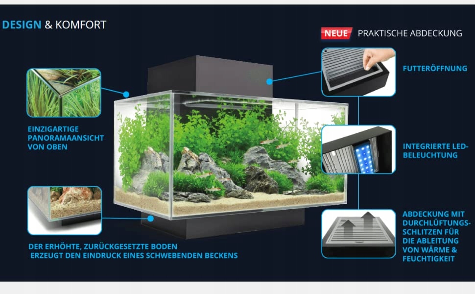 Levně Osvětlení akvária 42 Led Fluval Edge