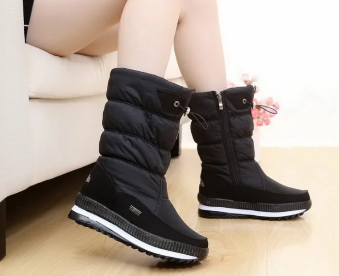 Stylowe śniegowce na platformie z kożuszkiem damskie Kod producenta #443