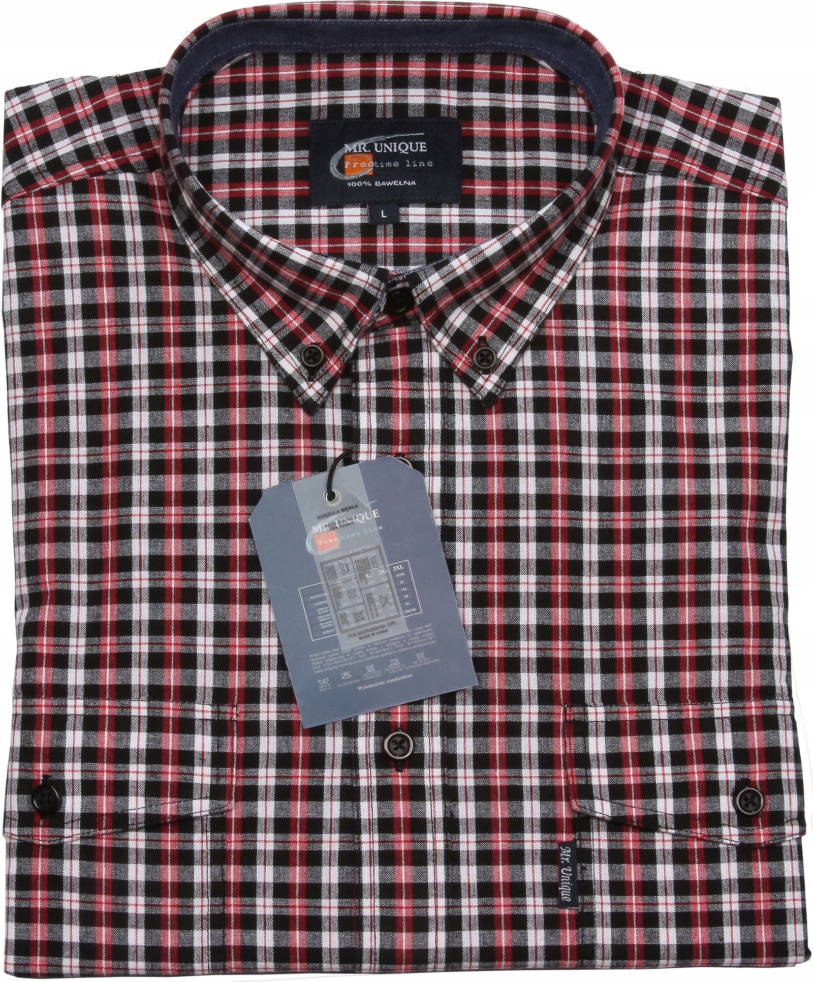 

koszula Mr.UNIQUE bawełna100% L_41/42_obw_kl_120
