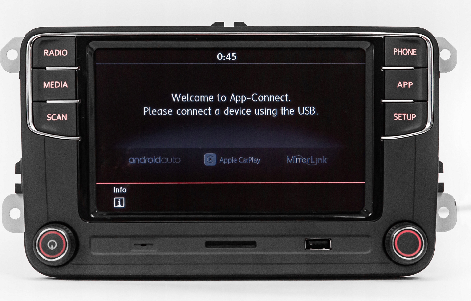 VW Radio RCD360 330 przewodowe AndroidAuto CarPlay MirrorLink OPS Model RCD360 PRO II