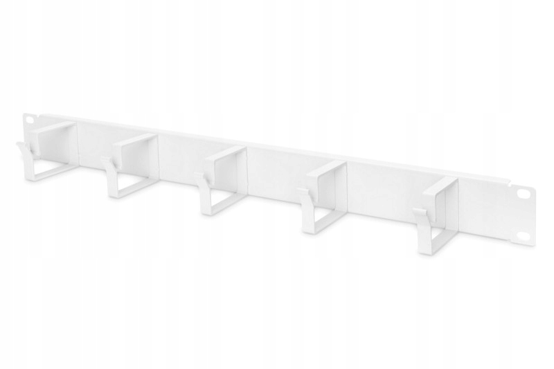 Digitus Organizer kablowy poziomy typu Ring 19'' 1U, 40x483x60mm, szary