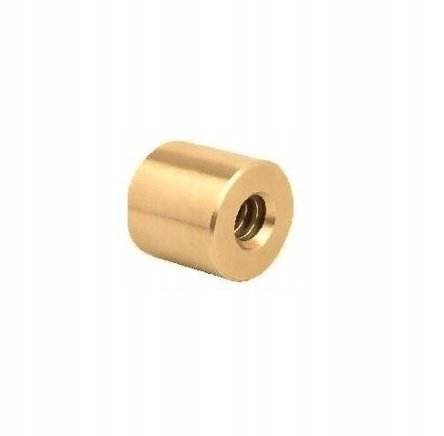 Cylindrická trapézová matice 22x5 bronz 3D Cnc