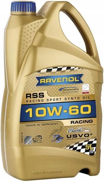 RAVENOL RSS RACING SPORT SYNTO OLEJ SILNIKOWY 10W60 5L