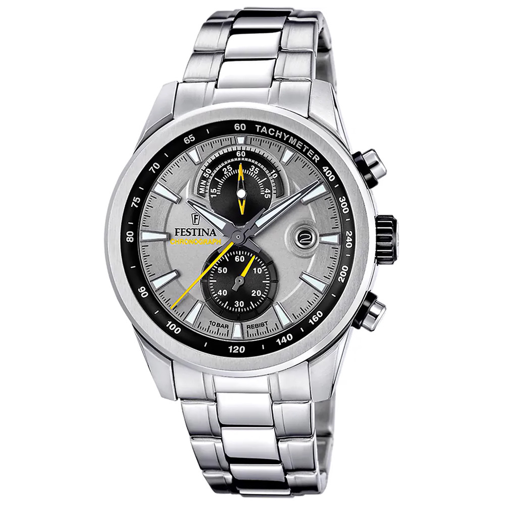 Pánské Hodinky Festina F20694-4 stříbrný náramek