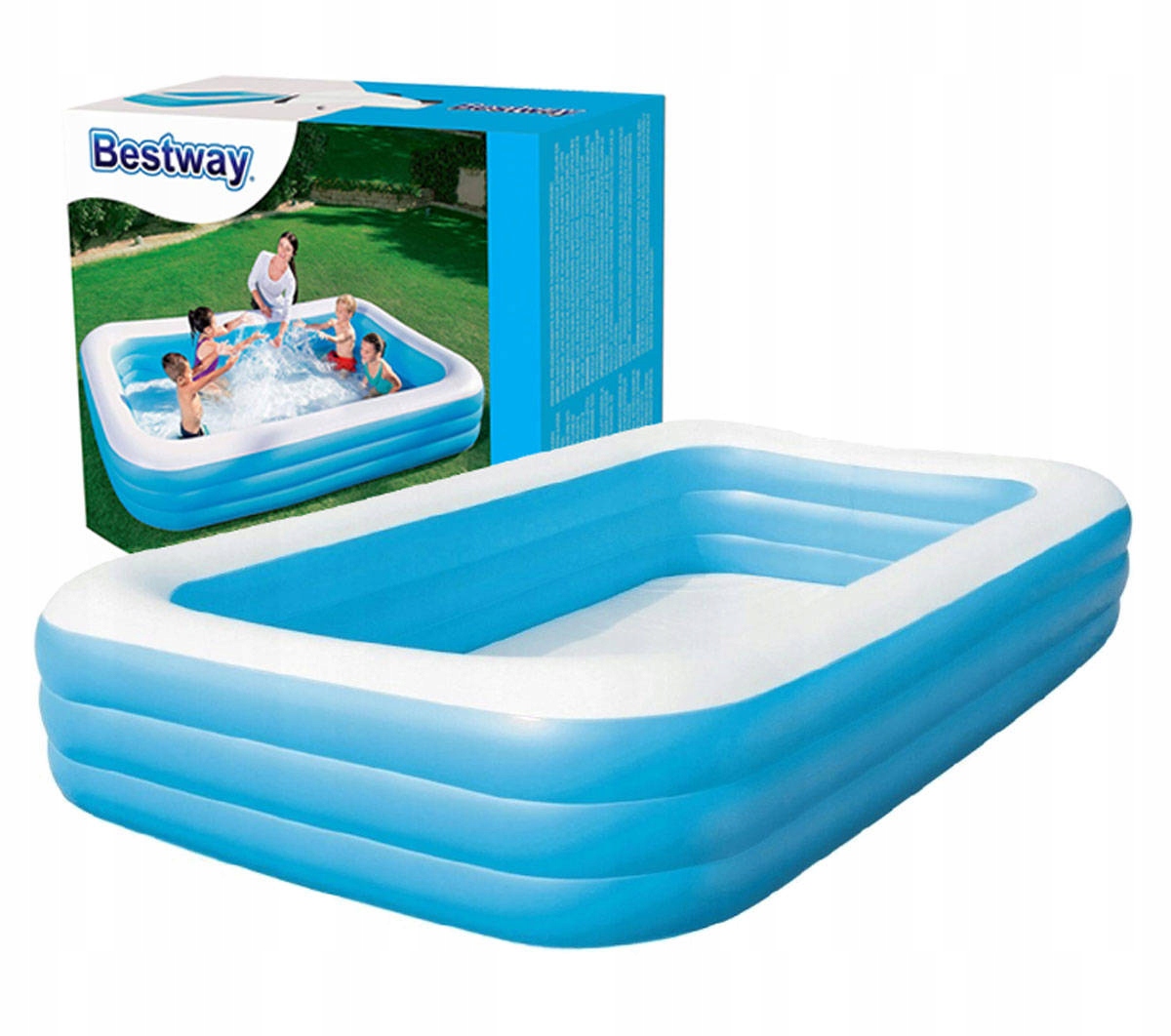 

Basen Dmuchany Rodzinny Prostokątny 54009 Bestway