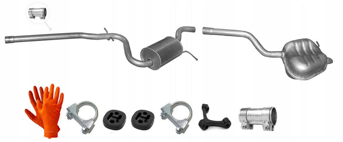 Vw Golf V VI 1.4 1.6 (2007-2013) Kombi Tlumič Koncový