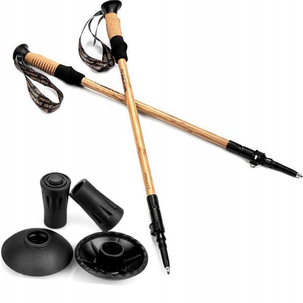 

Kije Nordic Walking trekkingowe Regulowane Mocne