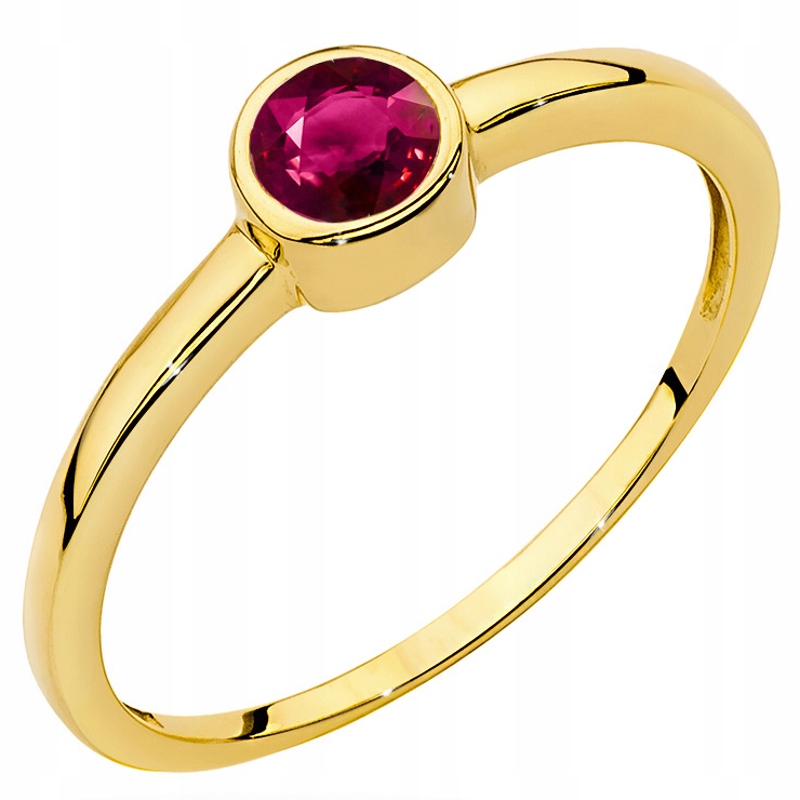 Zlatý Prstýnek pr. 585 s Rubínem 0,30 ct 14k