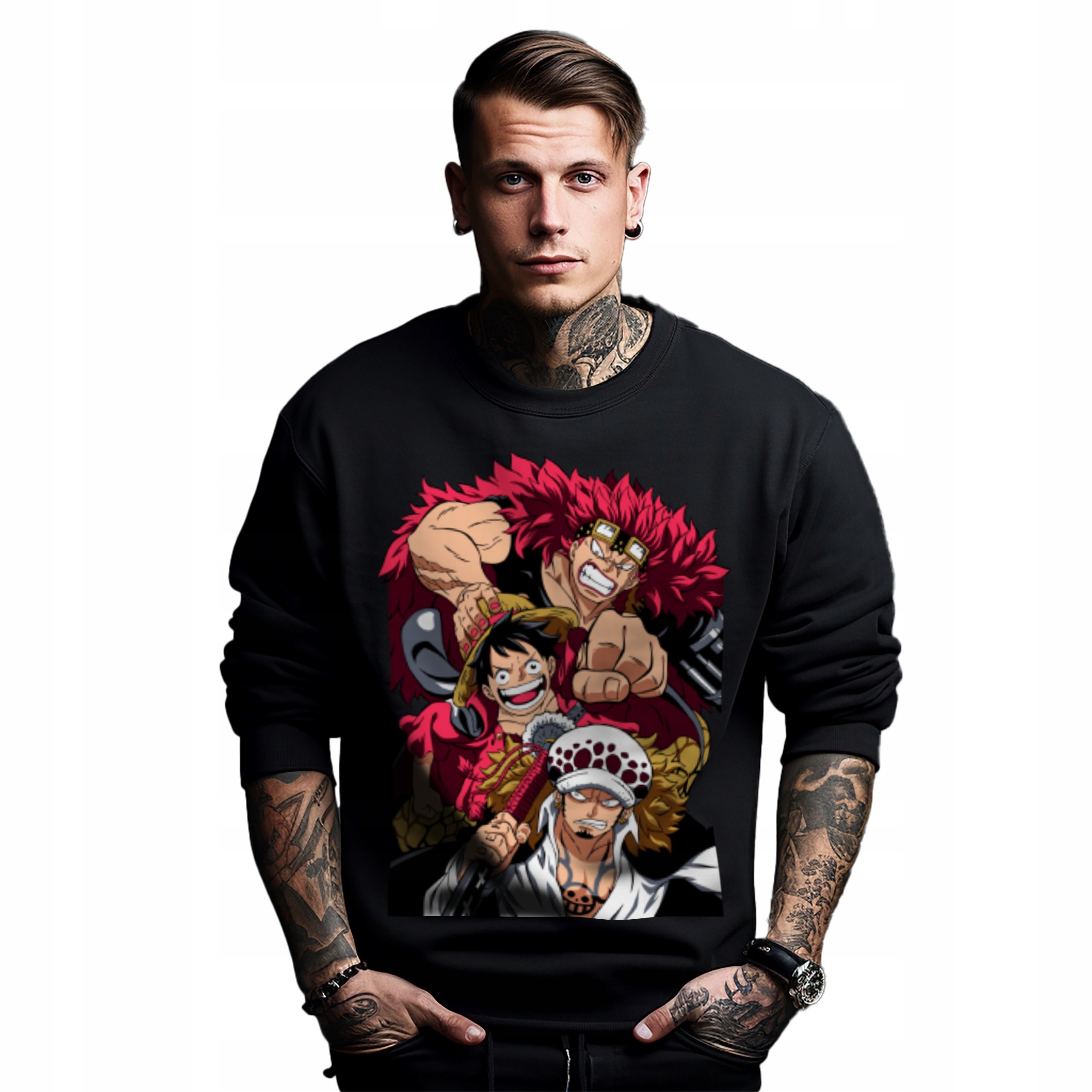 Mikina s potiskem Anime One Piece