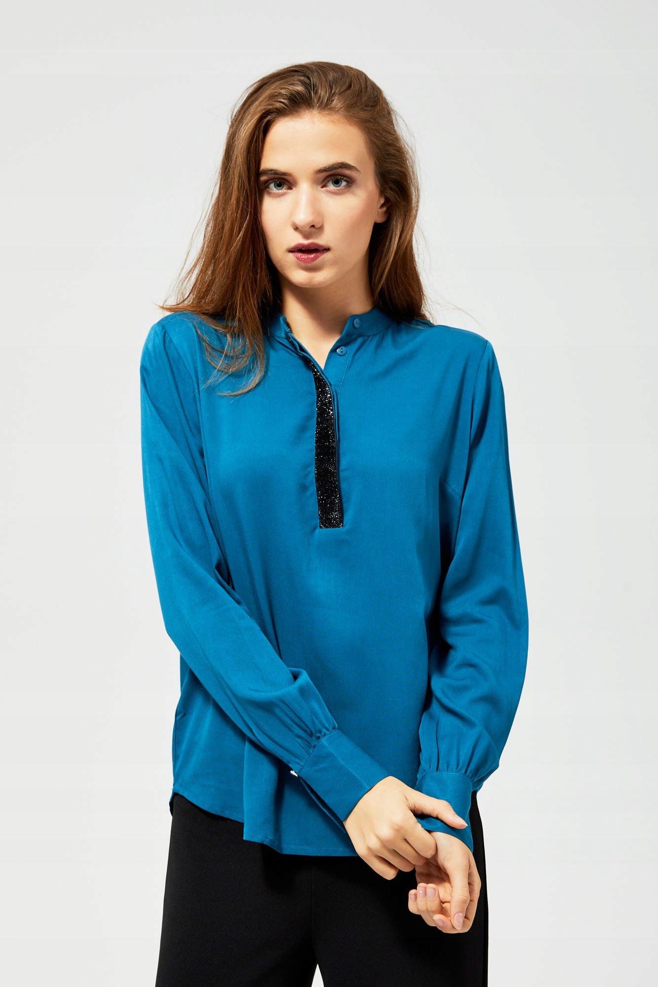 

Moodo Koszula zielona Z-KO-3053 Teal Green; S