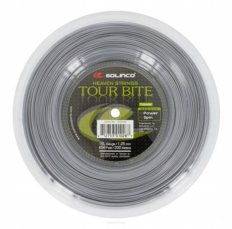 Naciąg tenisowy Solinco Tour Bite cała szpula 1.25