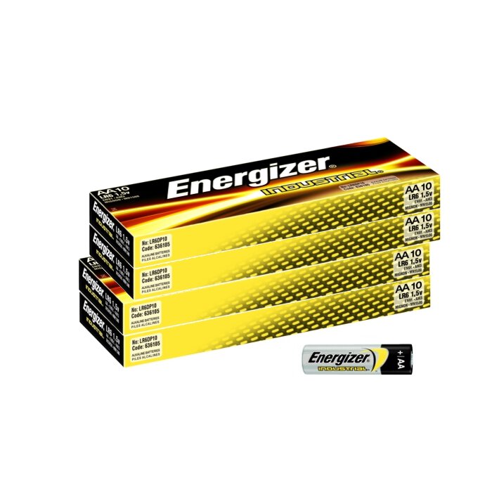 

* Energizer Industrial LR6 Aa baterie alk 40 Sztuk