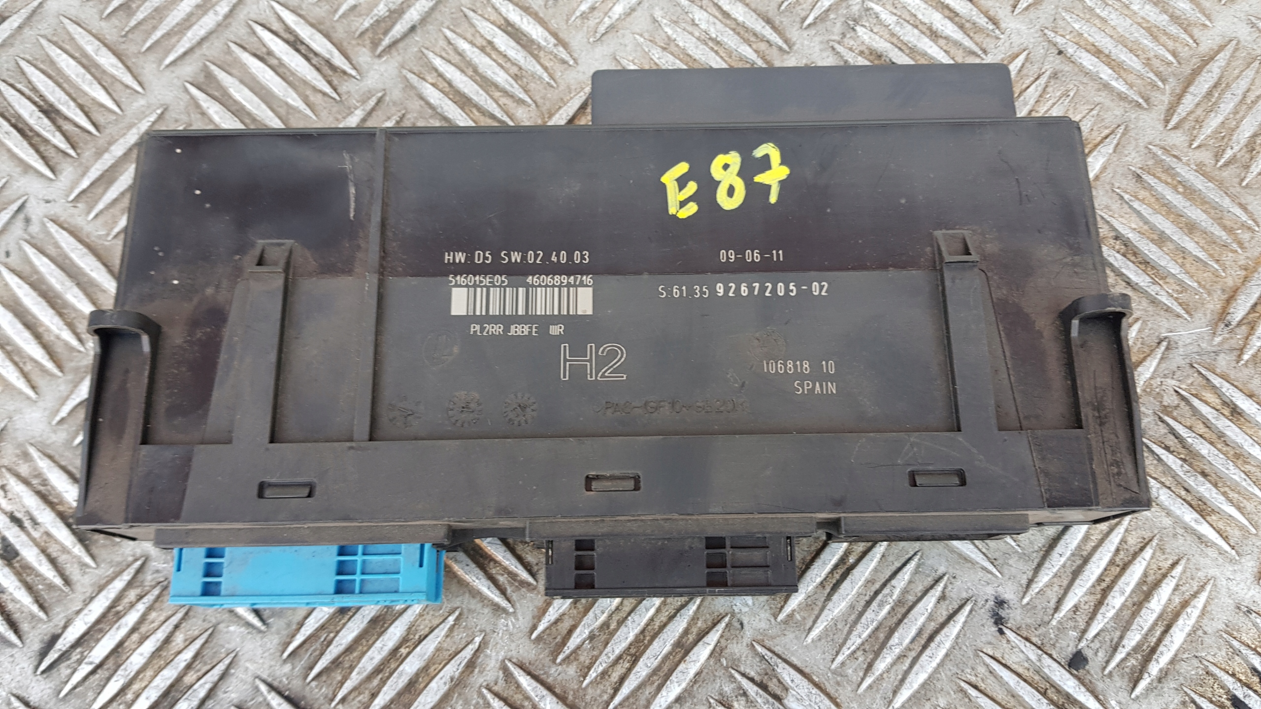 BMW 3 E90 E91 comfort control unit 9267205