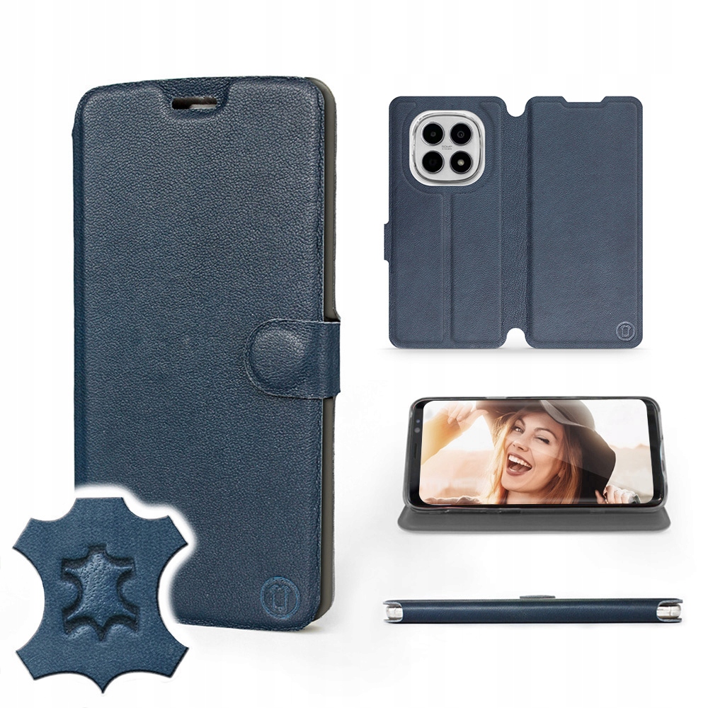 Etui Mobiwear do Xiaomi Poco M8 5G Blue Leather