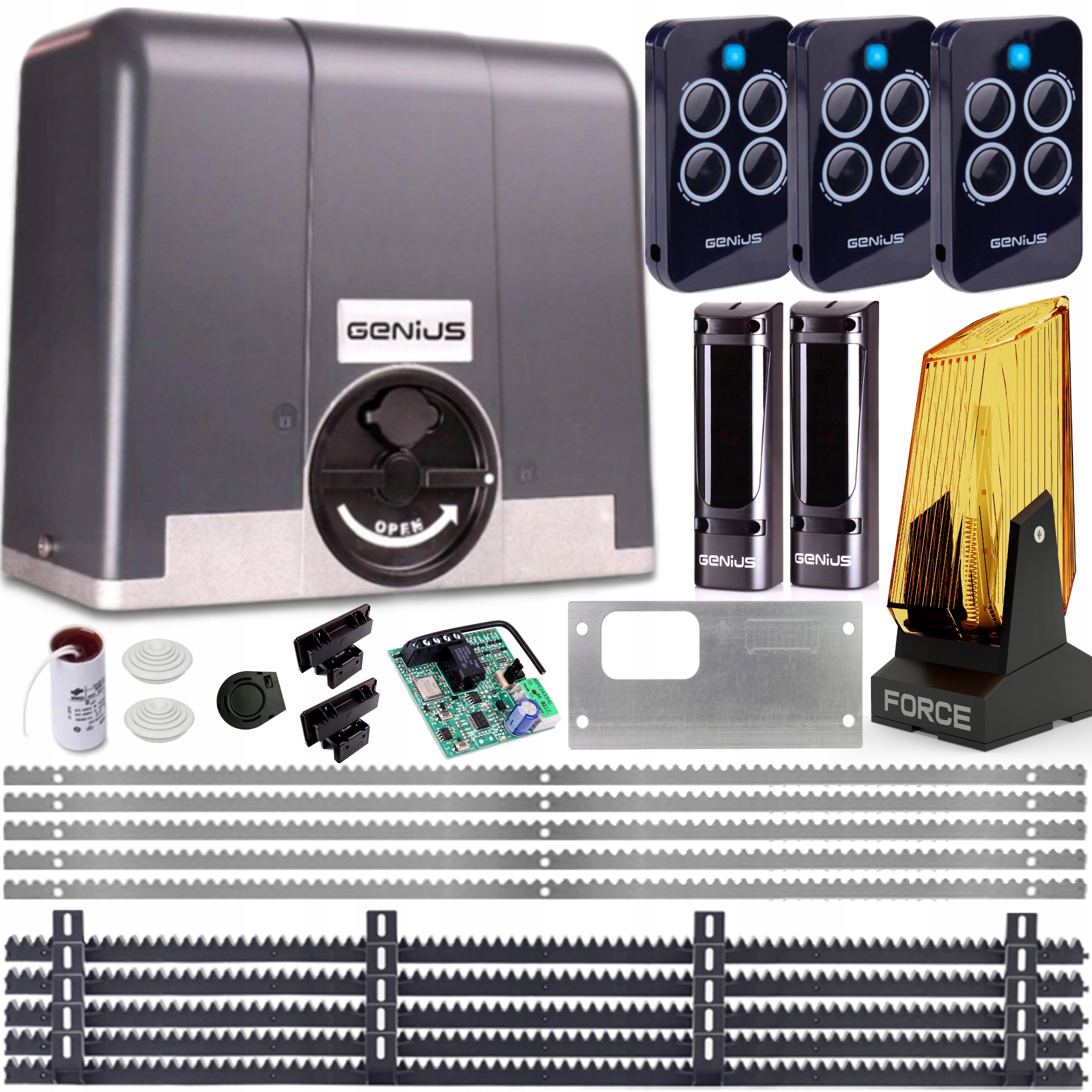 Genius Blizzard 500 Kg Ovladače 5x Lišta Lampa