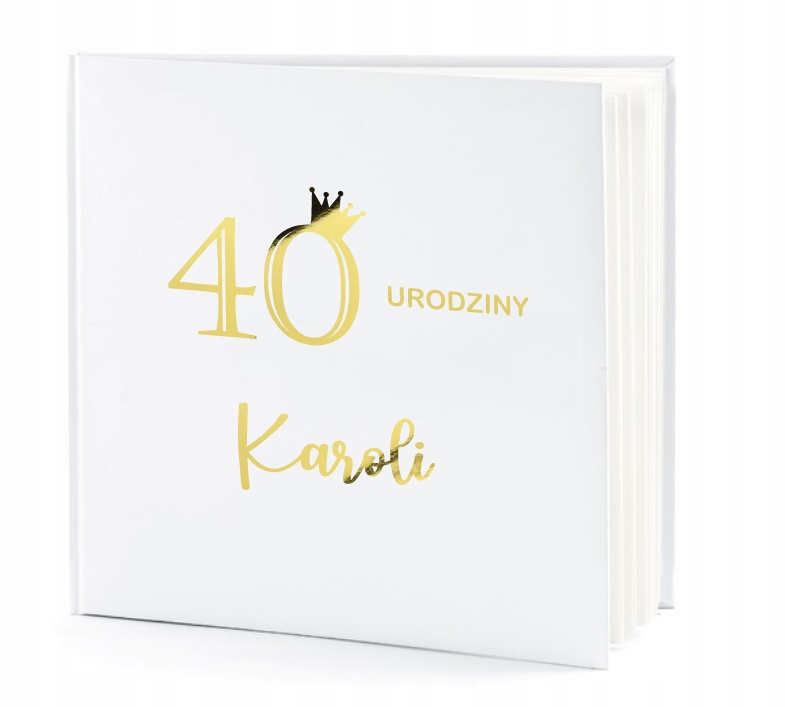 

Księga Gości Na 18 30 40 50 Urodzinowy Album Imię